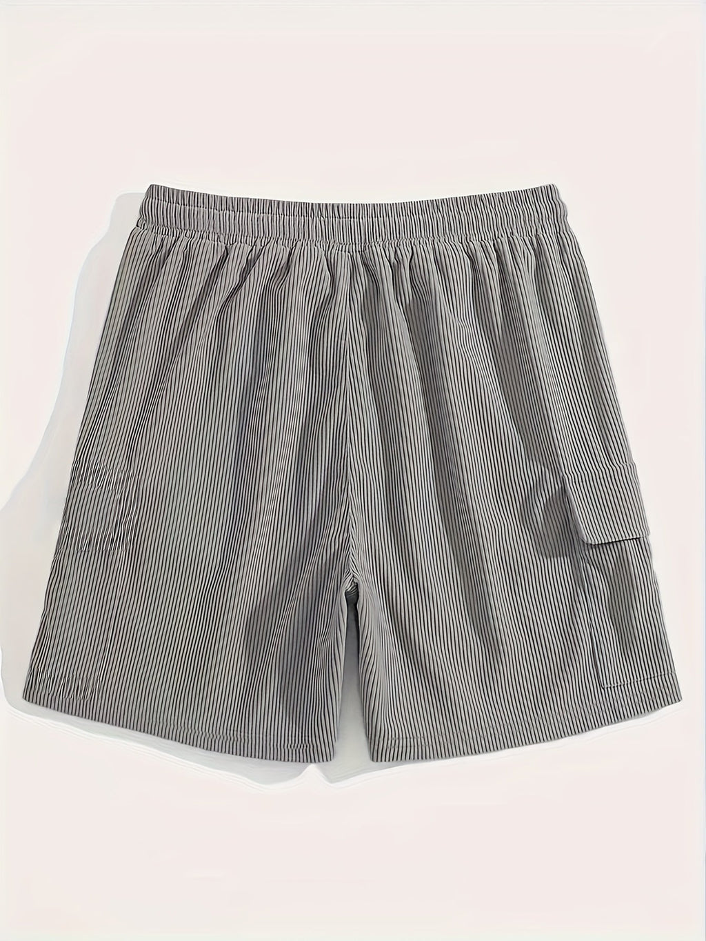Herren Sommer Elastische Bund Cargo Bermuda Shorts