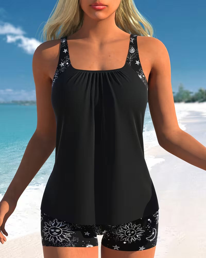 Tankini mit Sonnenmotiv