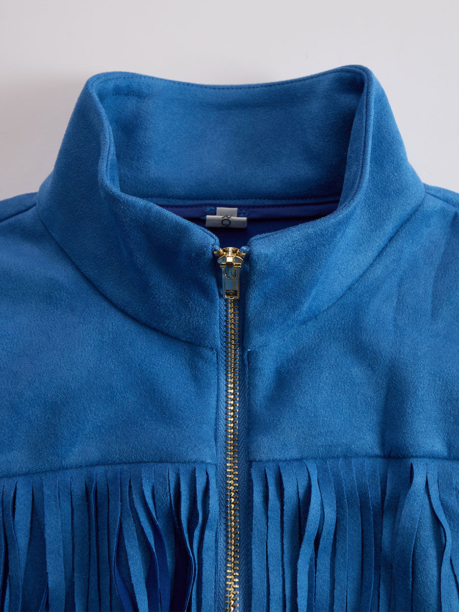 Benedetta | Damen Western Fransen Minikleid