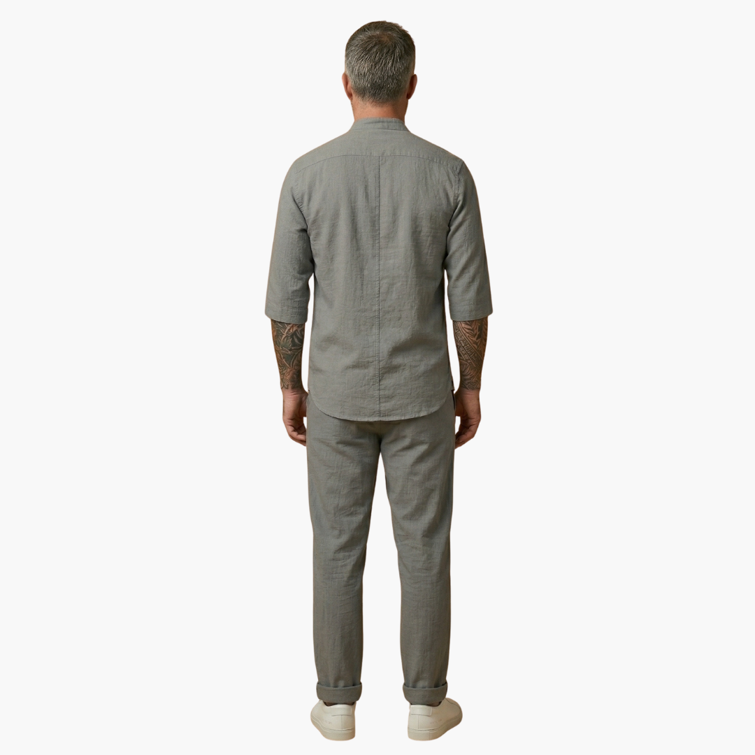 Benedikt | Herren Langarm Shirt Hose Set