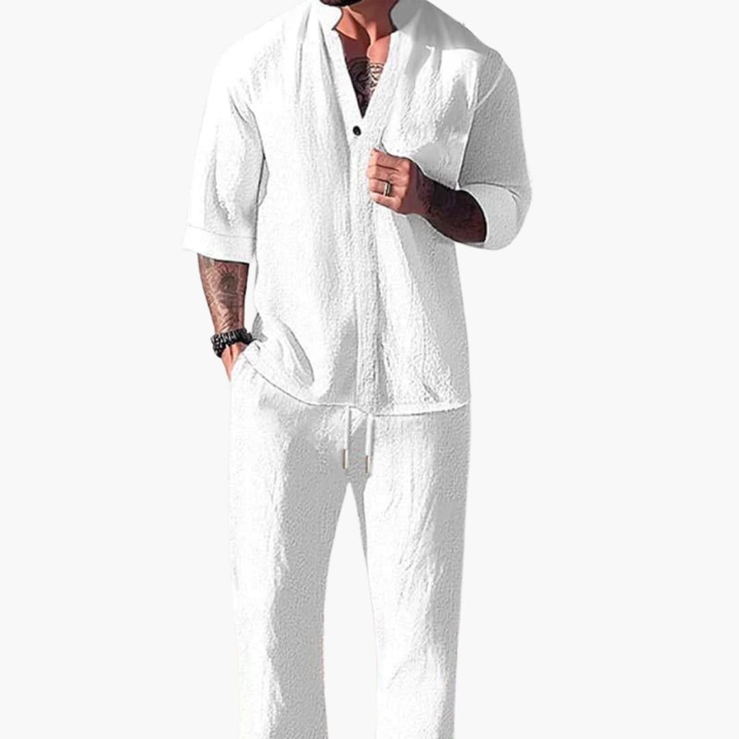 Benedikt | Herren Langarm Shirt Hose Set