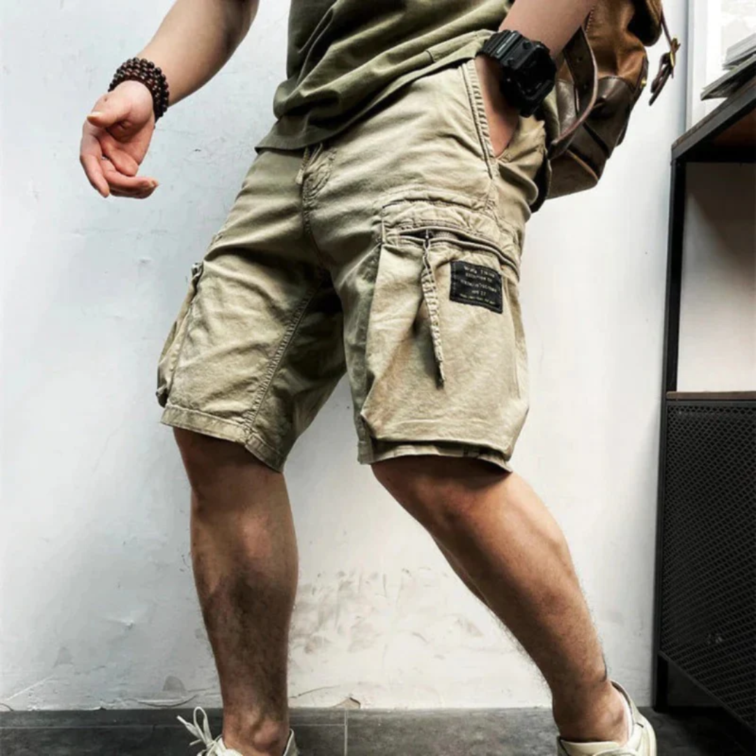 Benny | Herren Cargo Shorts mit Taschen für Urlaub – Cargo Shorts Reise 2026