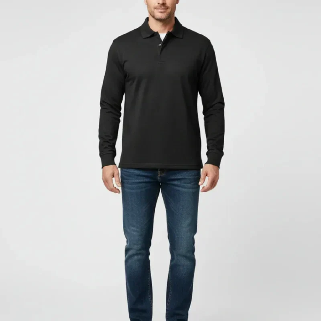 Bernd | Herren Poloshirt Schlicht Langarm Freizeit – Polo Langarm Herren 2026