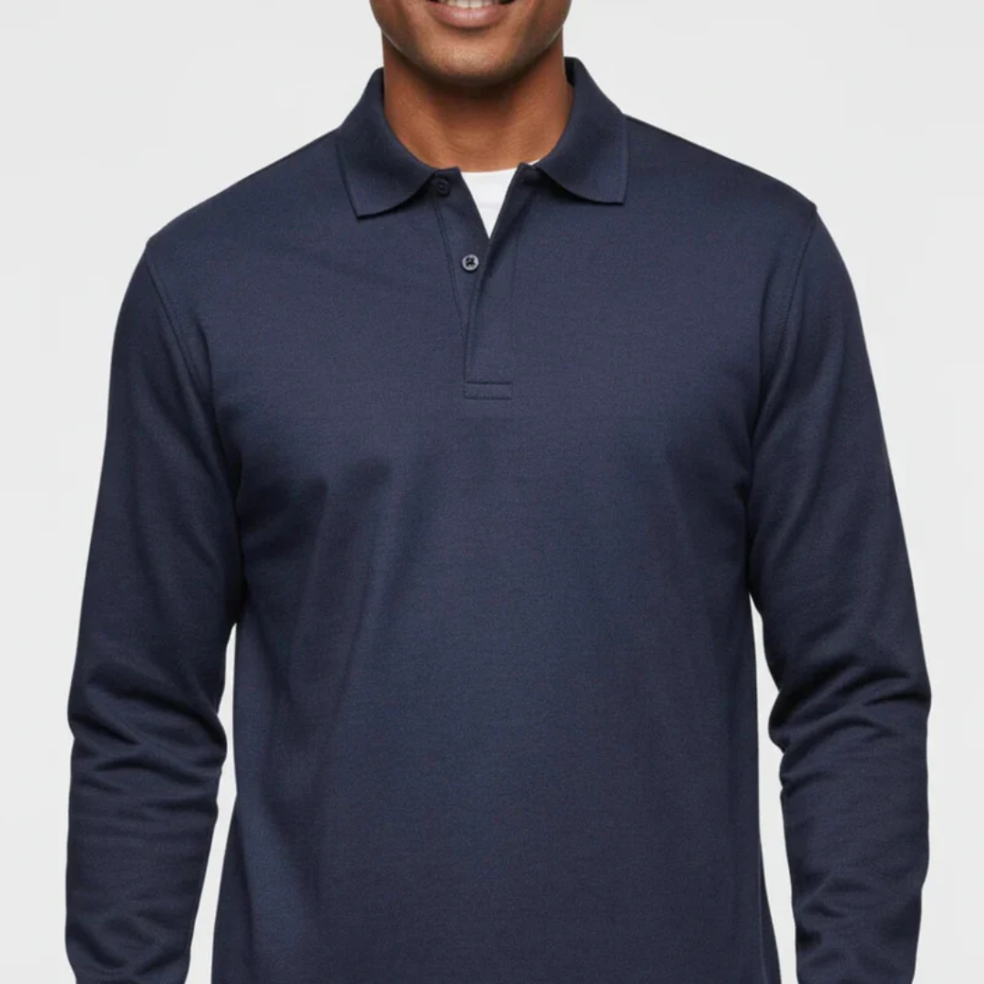 Bernd | Herren Poloshirt Schlicht Langarm Freizeit – Polo Langarm Herren 2026