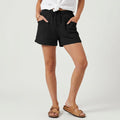 Leichte kurze Shorts für Damen mit Gummizug im weiten Schnitt