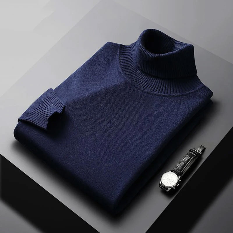 Bertram | Herren Rollkragenpullover Langarm