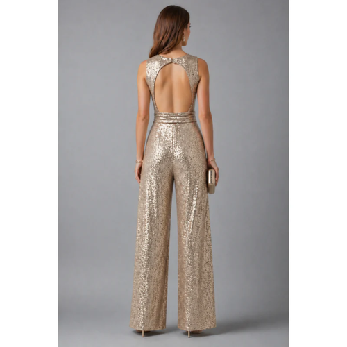 Bianca | Damen Jumpsuit Für Abend Mit Pailletten