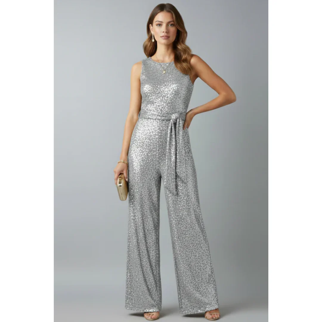 Bibi | Damen Jumpsuit Abend Pailletten – Pailletten Jumpsuit Glamour Abend 2026