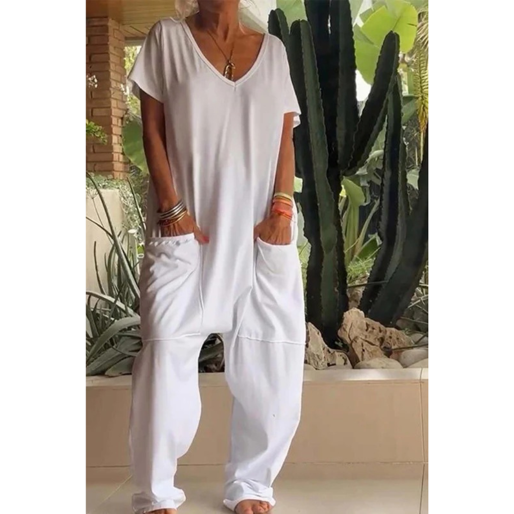 Bianka | Damen Sommer Jumpsuit Casual