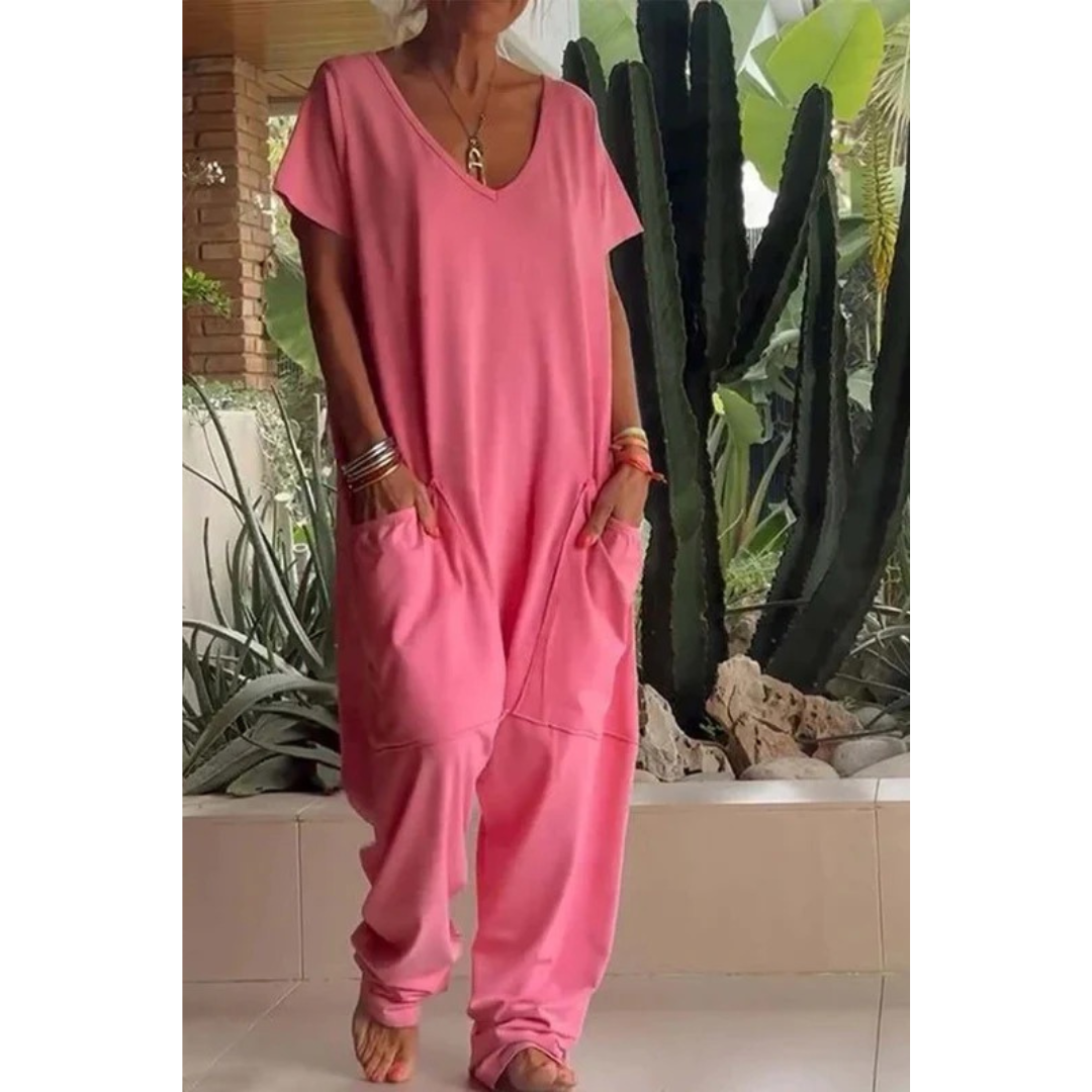 Bianka | Damen Sommer Jumpsuit Casual