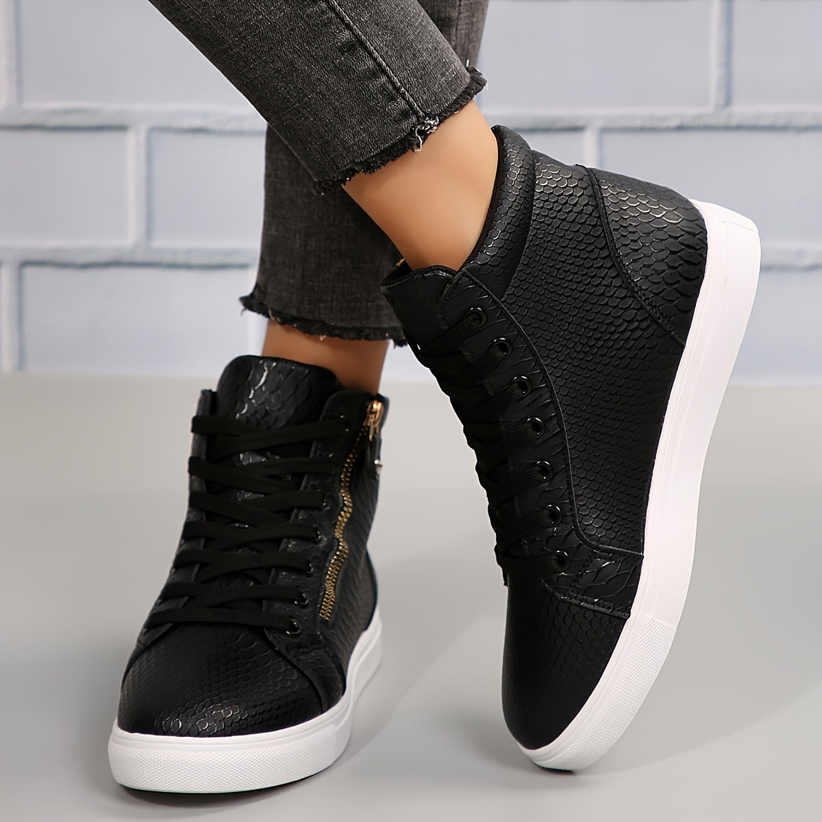 Birte | Damen High-Top Sneaker