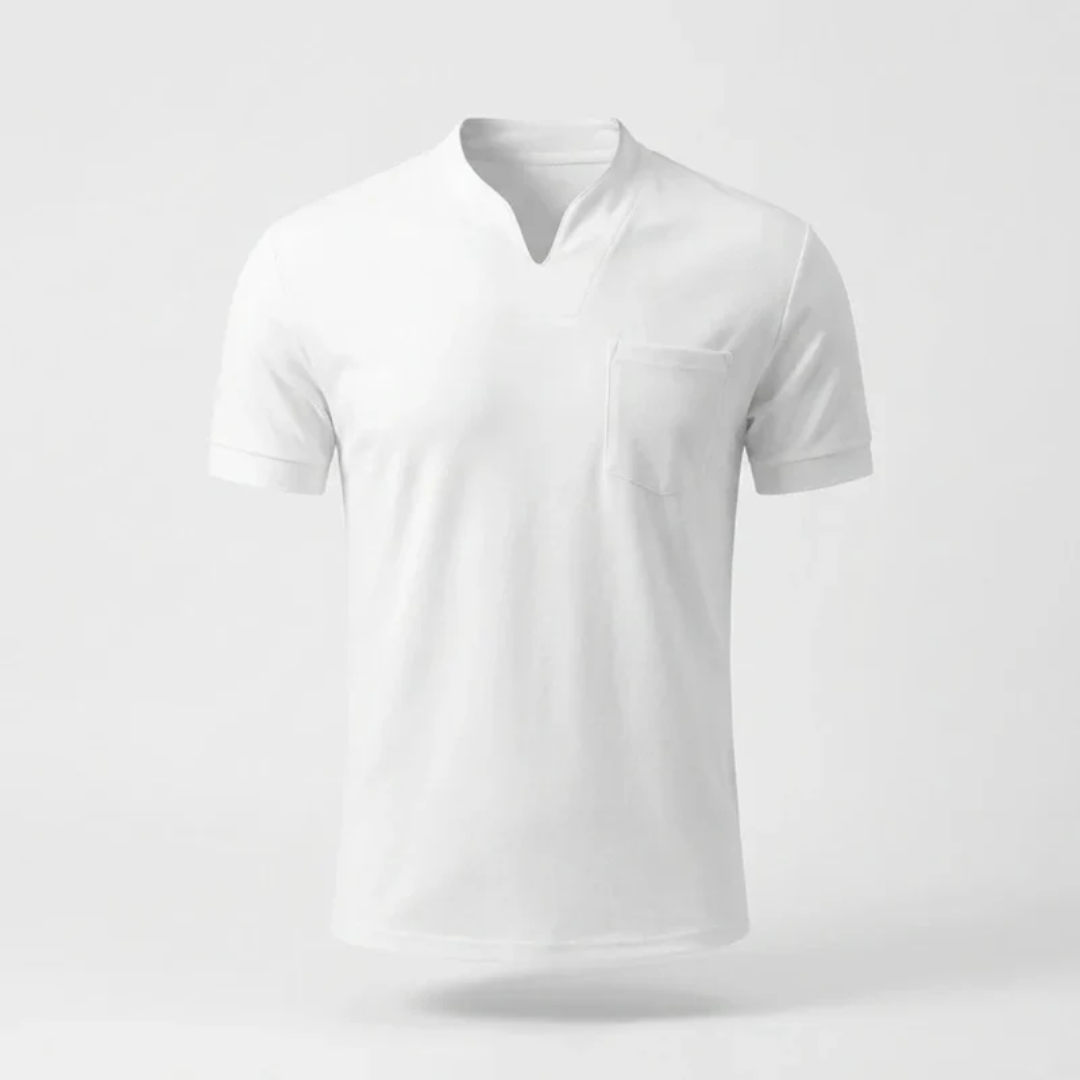Bjarne | Herren T-Shirt V-Ausschnitt Schlicht Freizeit – V-Neck Shirt Herren 2026