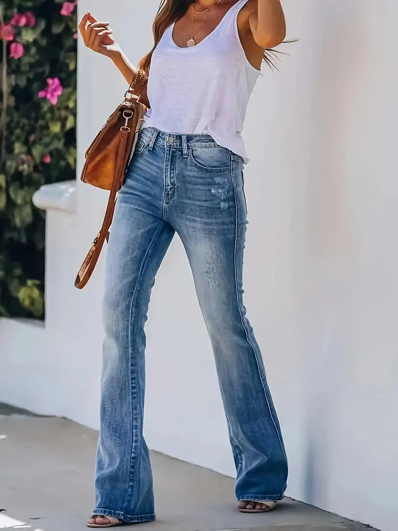 Maja | Bootcut-Jeans mit viel Stretch für Damen