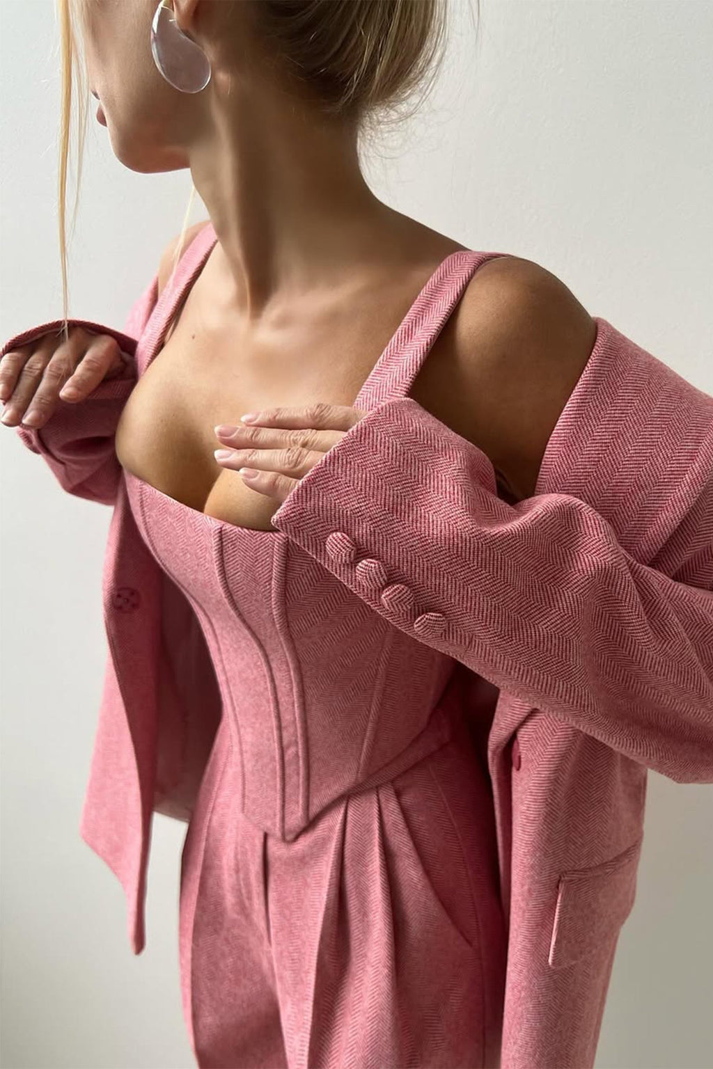 Brianna | Damen Dreiteiler Hosenanzug Set