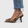 Brianna | Damen Leopard Slingback Pumps