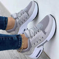 Vera | Damen Sneaker Luftkissen Plateau Schnürschuhe Komfort