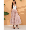 Carlotta | Damen Midirock Tüll Elegant