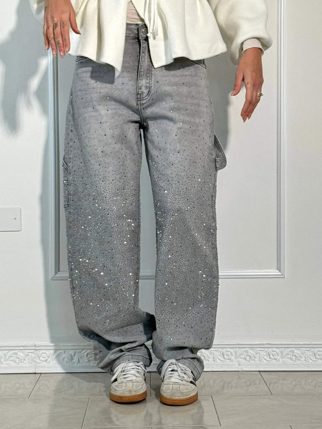 Pauline | Carpenter-Style Denim-Jeans Jeans