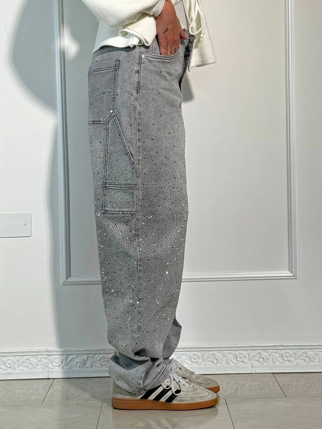 Pauline | Carpenter-Style Denim-Jeans Jeans
