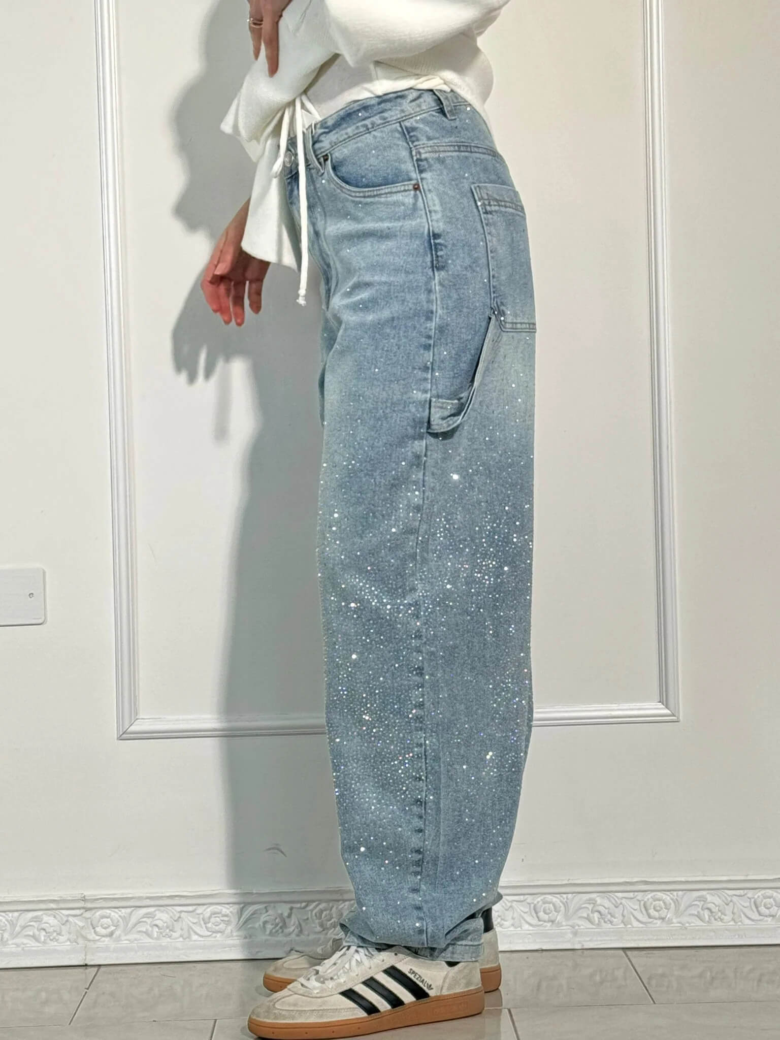 Pauline | Carpenter-Style Denim-Jeans Jeans