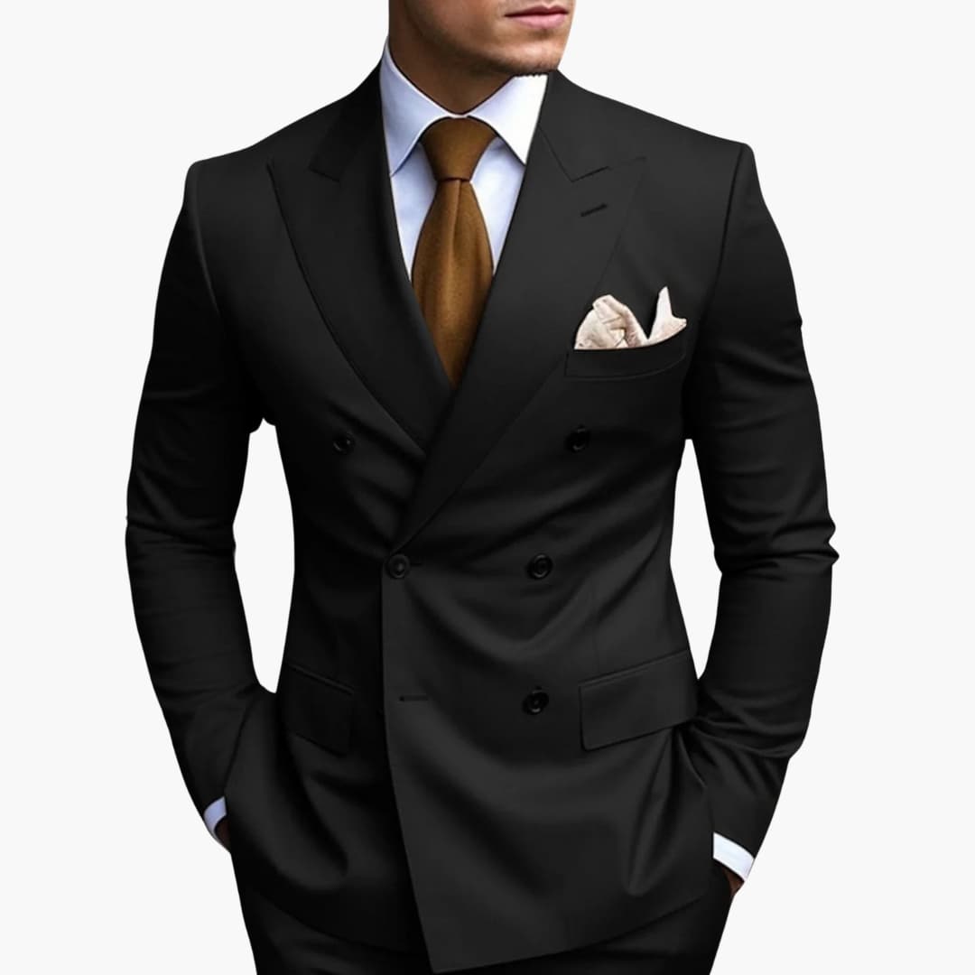 Casper | Herren Zweireiher Business Anzug