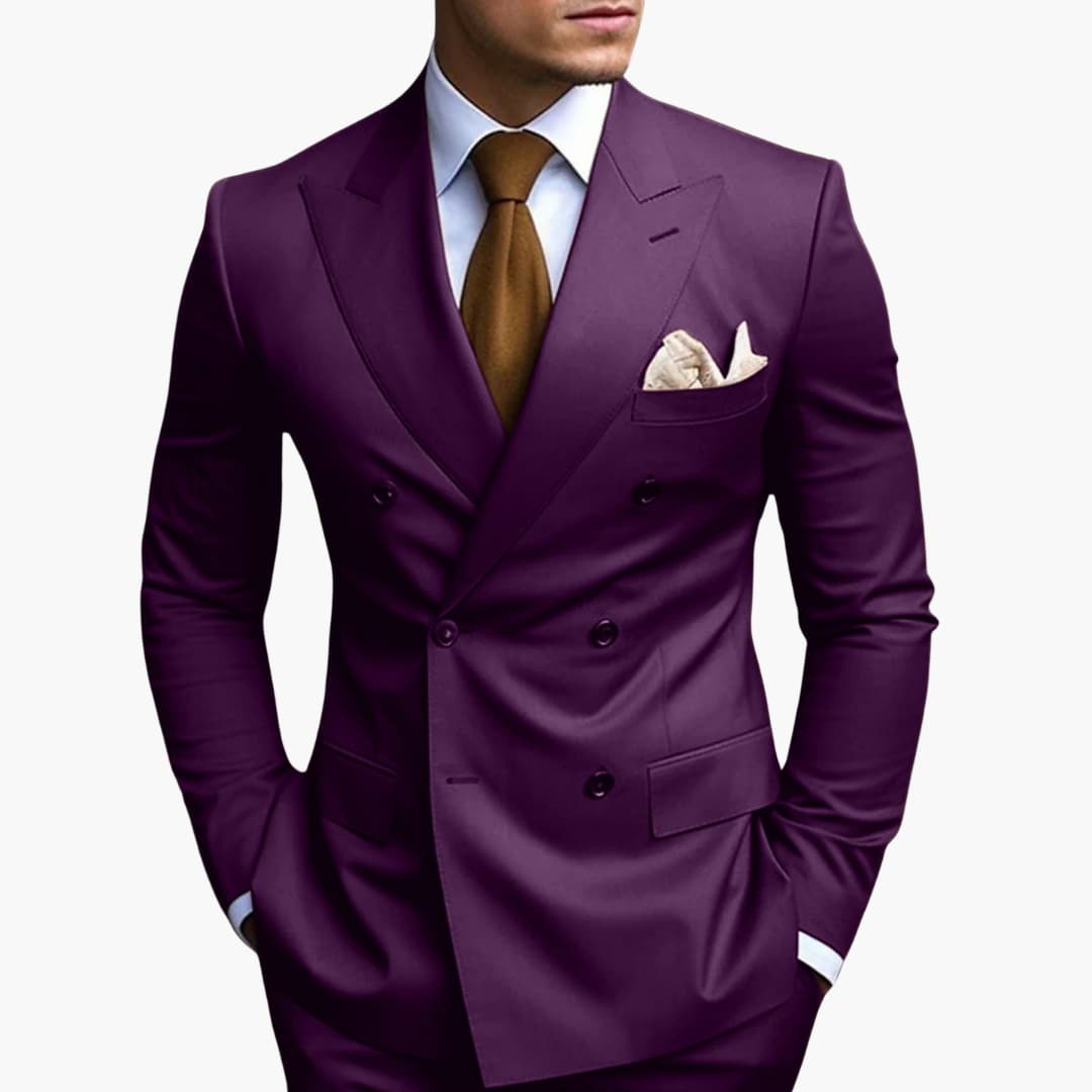 Casper | Herren Zweireiher Business Anzug