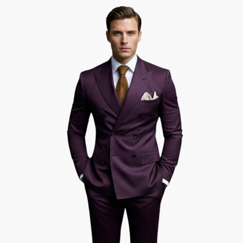 Casper | Herren Zweireiher Business Anzug