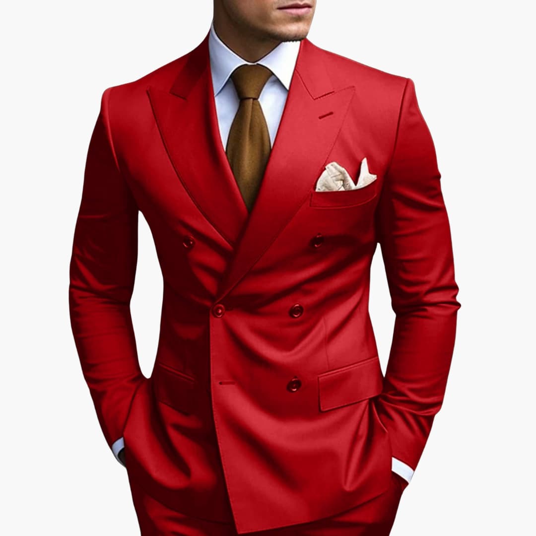 Casper | Herren Zweireiher Business Anzug