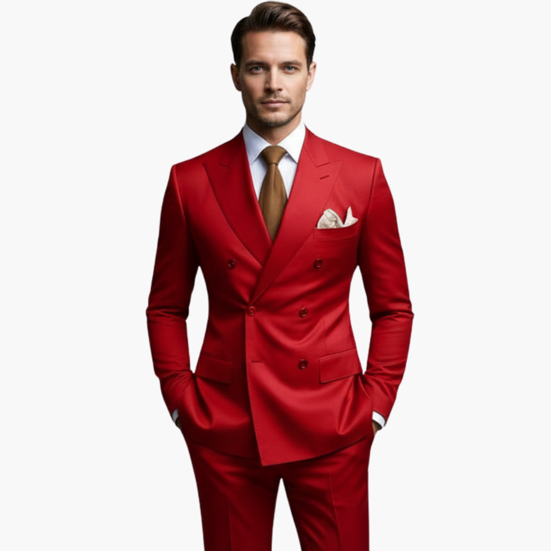 Casper | Herren Zweireiher Business Anzug