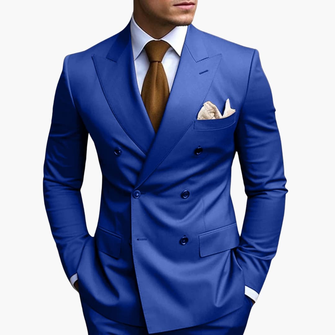 Casper | Herren Zweireiher Business Anzug