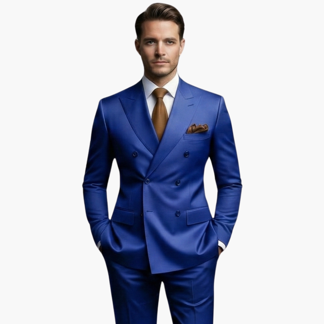 Casper | Herren Zweireiher Business Anzug