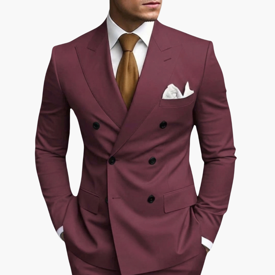 Casper | Herren Zweireiher Business Anzug