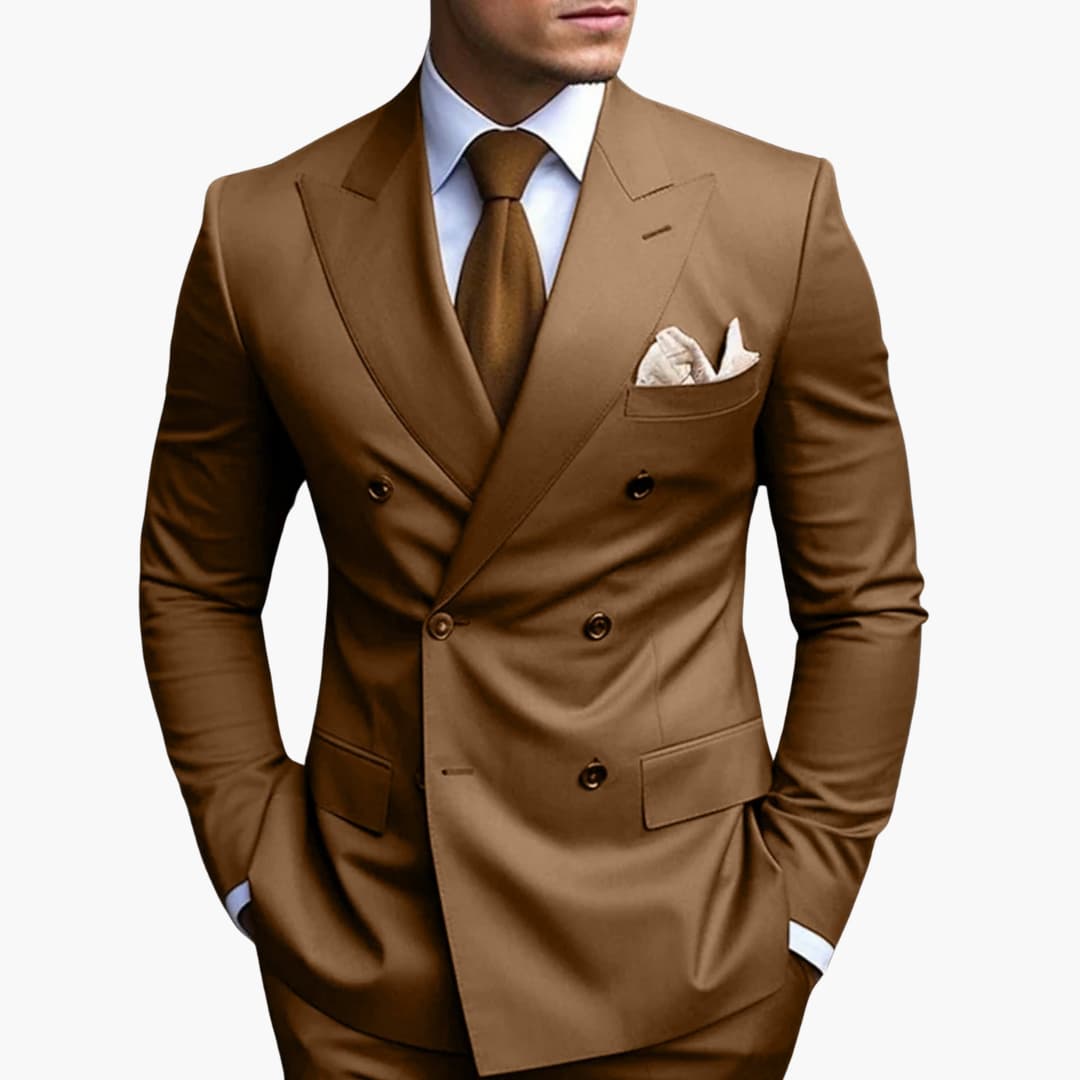 Casper | Herren Zweireiher Business Anzug