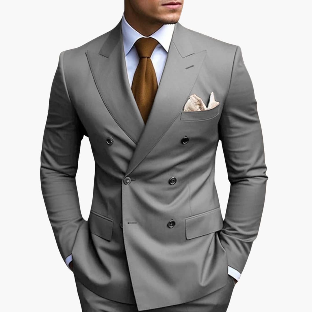 Casper | Herren Zweireiher Business Anzug