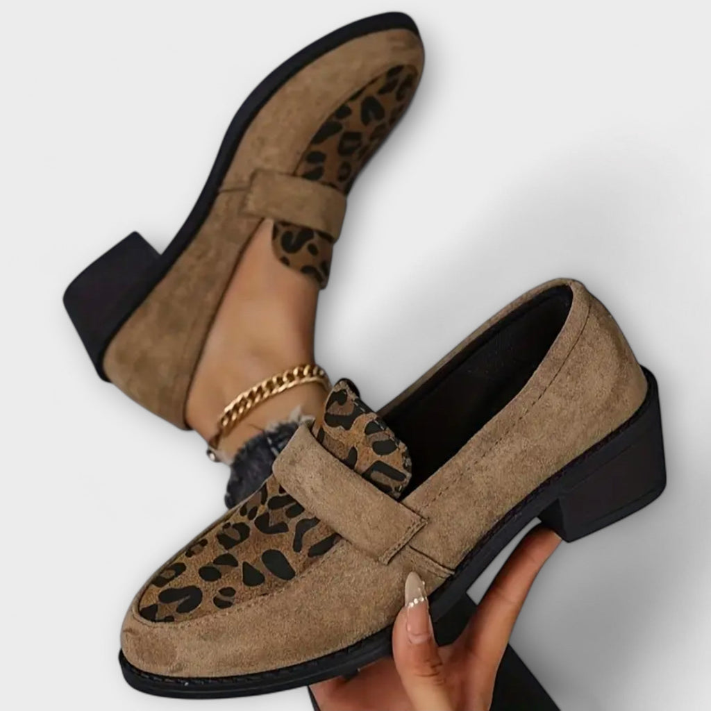 Elisa - Elegante Damenschuhe mit Leopardenmuster