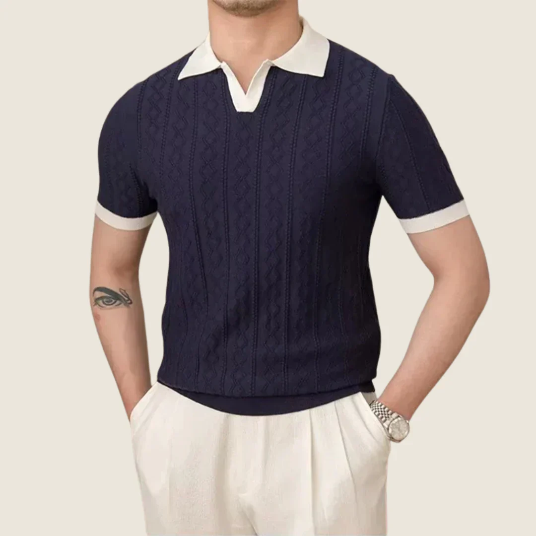 Carsten | Herren Poloshirt mit Kontrast Modern – Kontrast Polo Herren Sommer 2026