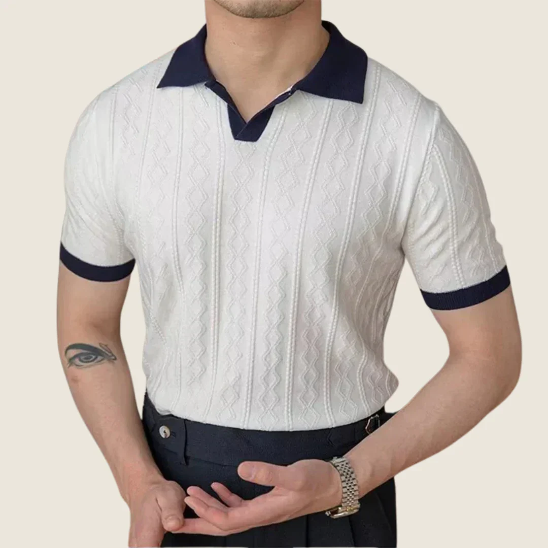 Carsten | Herren Poloshirt mit Kontrast Modern – Kontrast Polo Herren Sommer 2026