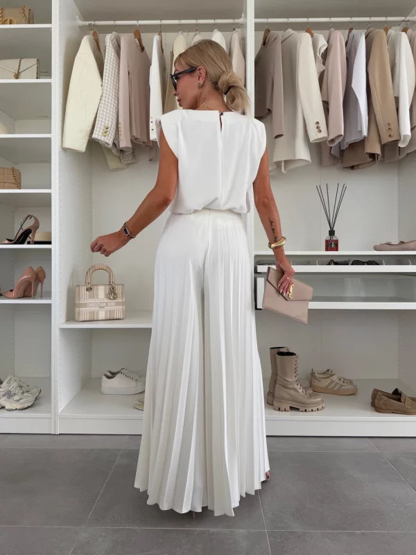 Clementine | Damen Zweiteiler Set mit weiter Hose