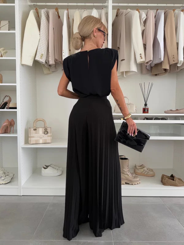 Clementine | Damen Zweiteiler Set mit weiter Hose