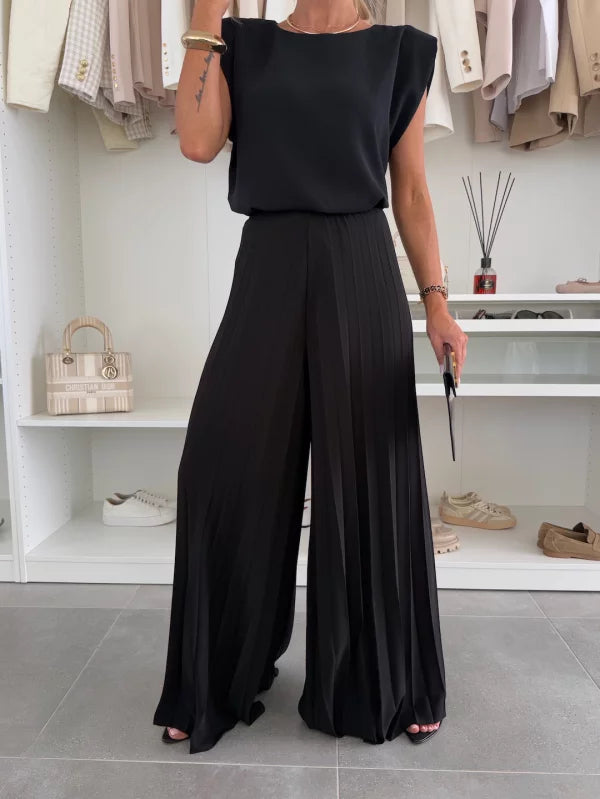Clementine | Damen Zweiteiler Set mit weiter Hose