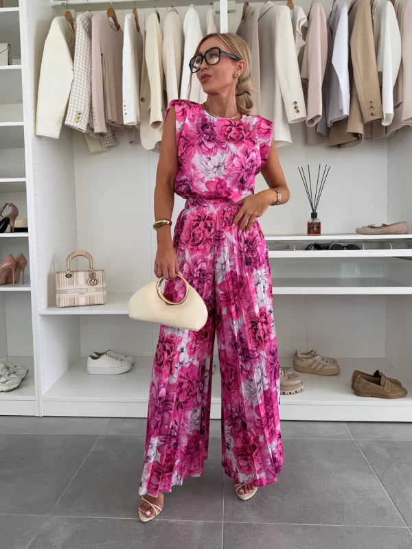 Clementine | Damen Zweiteiler Set mit weiter Hose