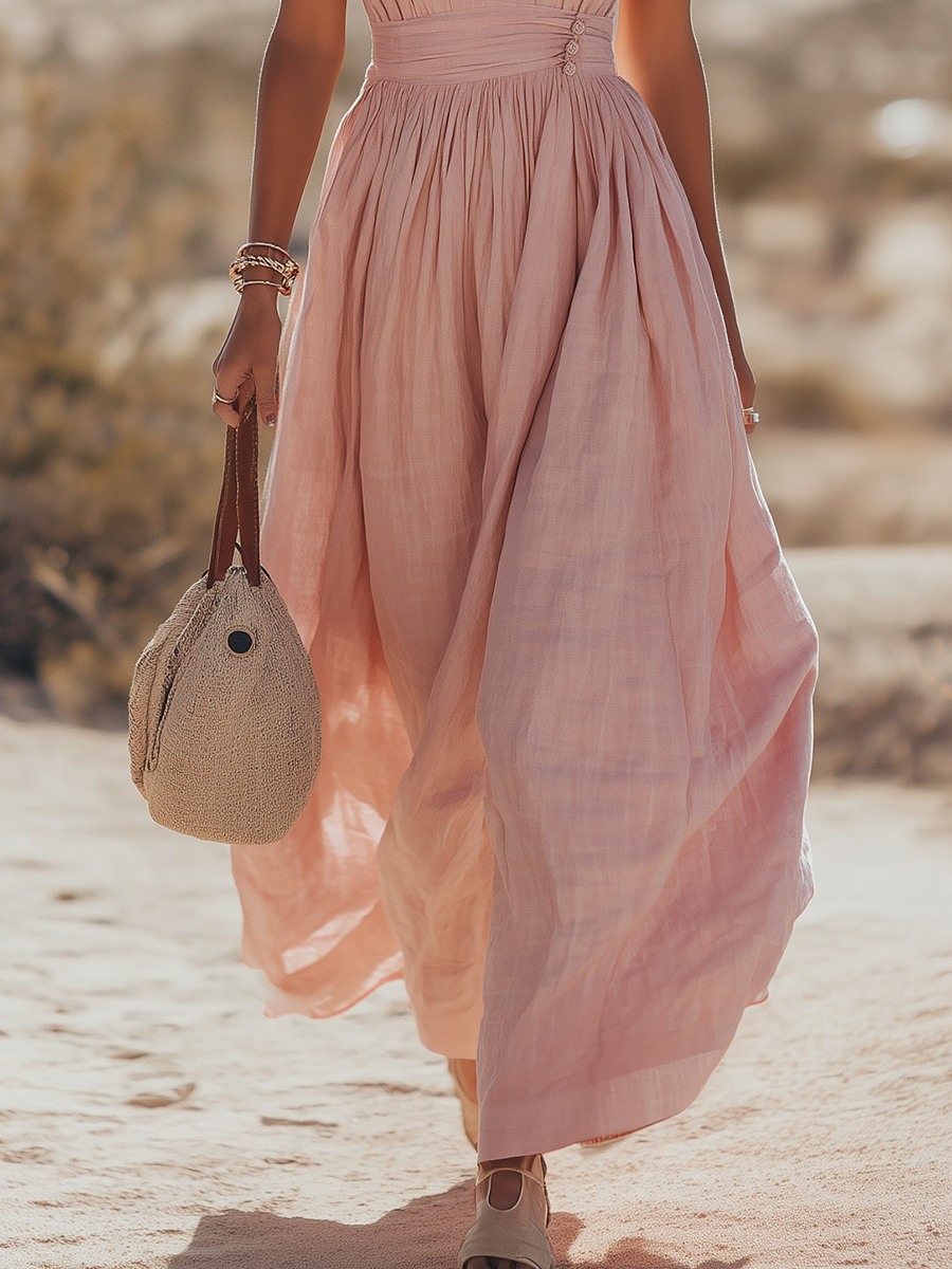 Cordua | Damen Neckholder Maxi Kleid