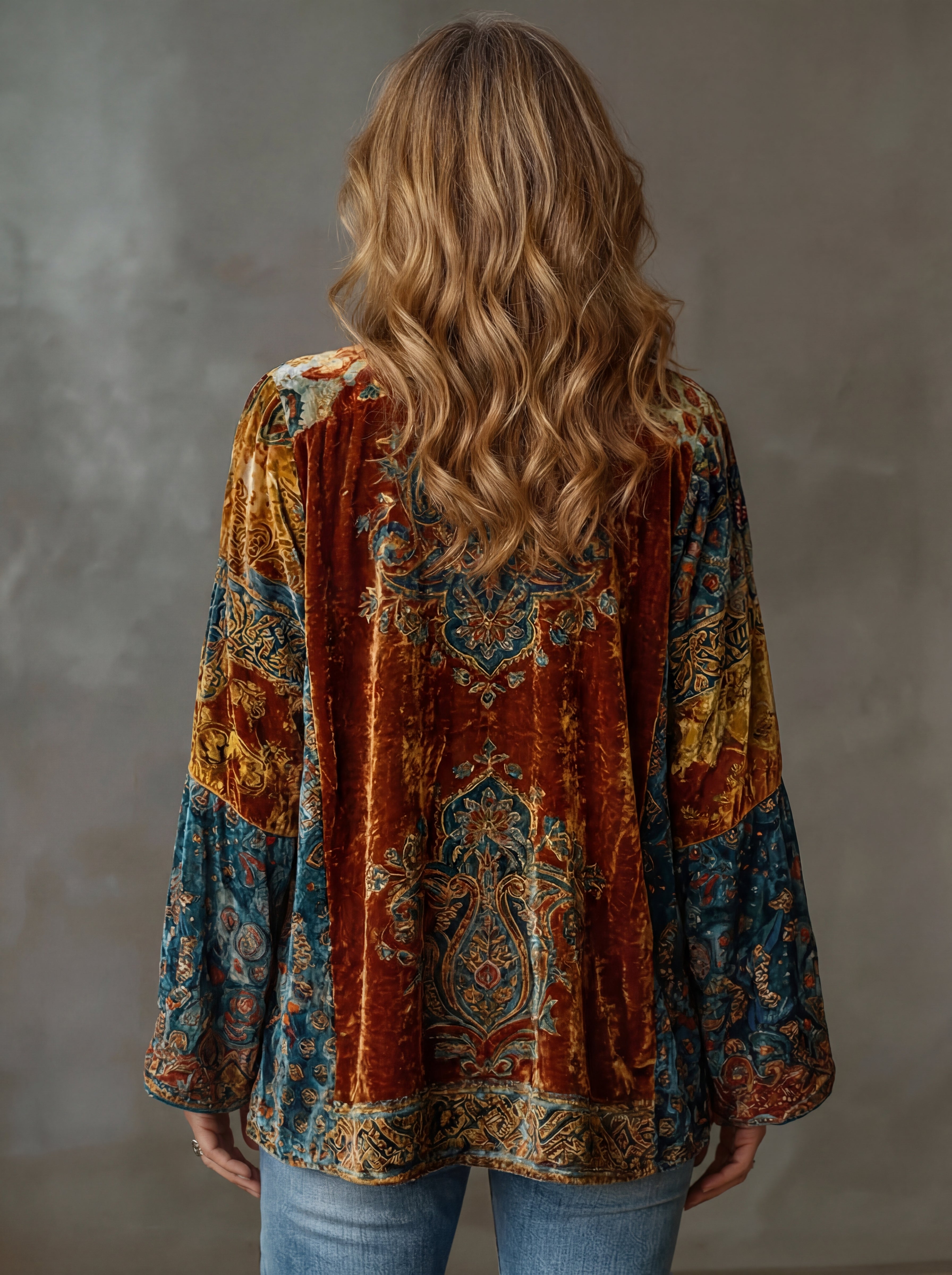 Cordula | Damen Boho Kimono Jacke