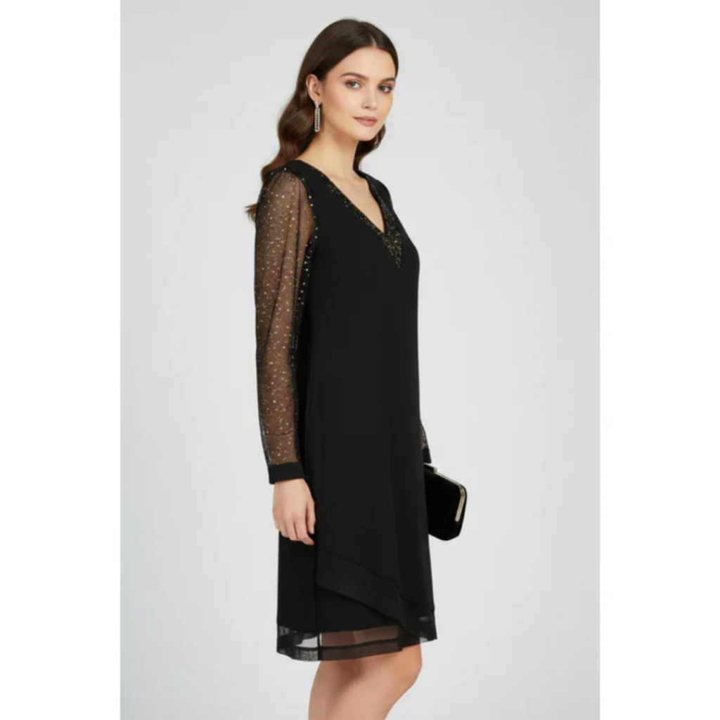 Corina | Damen Cocktailkleid Abend V-Ausschnitt – Cocktailkleid Elegant 2026