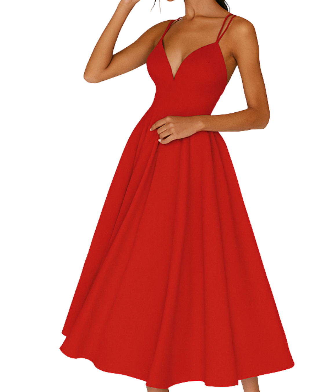 Elisa | Damen Abendkleid Midi zu Hochzeitsfeiern