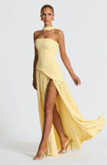 Theresa | Damen Asymmetrisches Maxi Kleid für