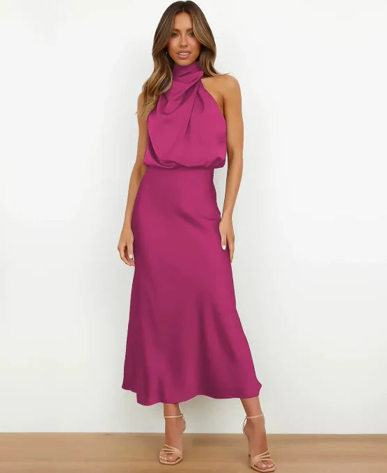 Greta | Damen Baumwoll-Midikleid für Hochzeitsgäste