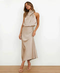 Greta | Damen Baumwoll-Midikleid für Hochzeitsgäste