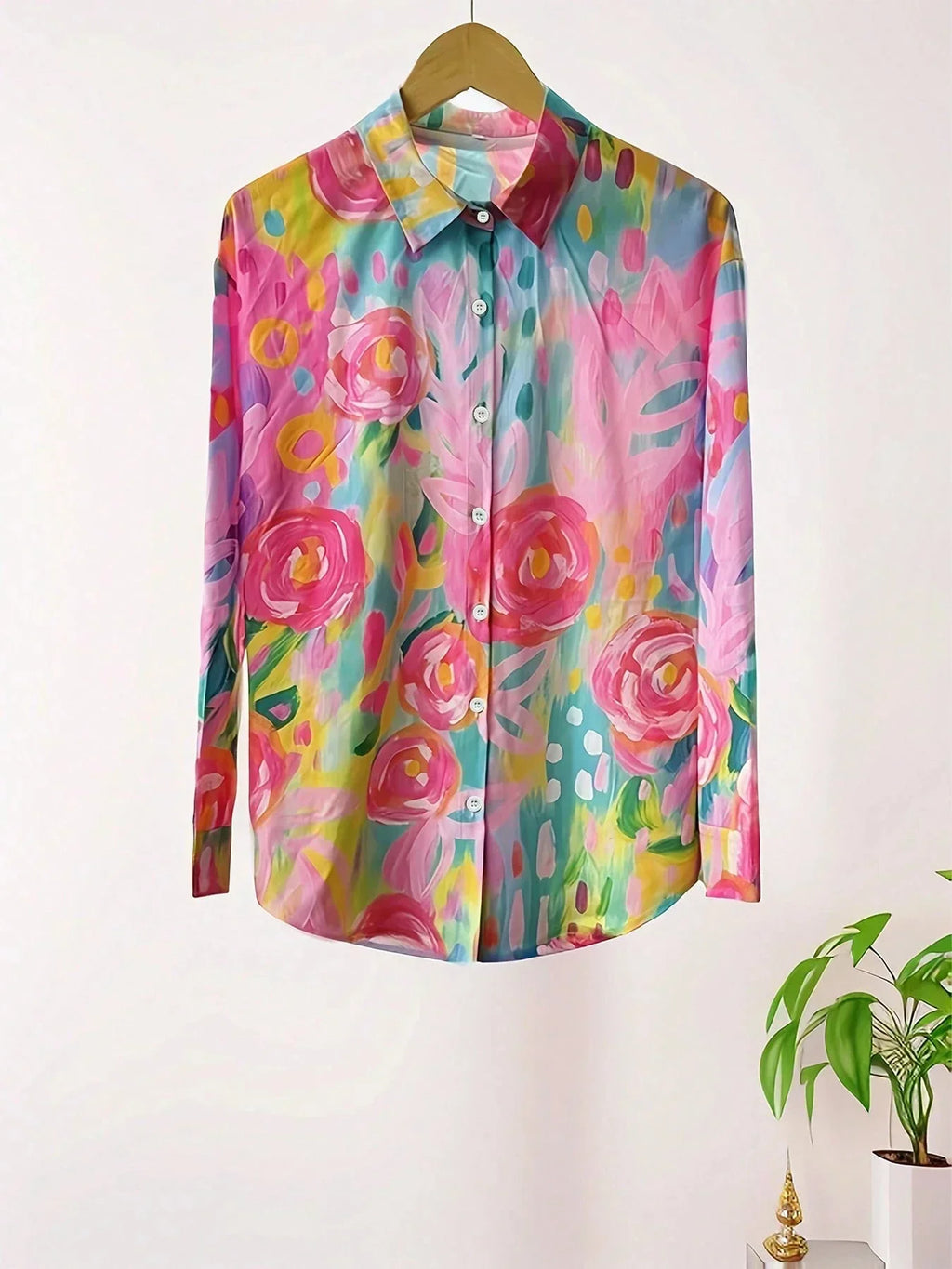 Matilda | Damen Bluse mit lebendigen Mustern