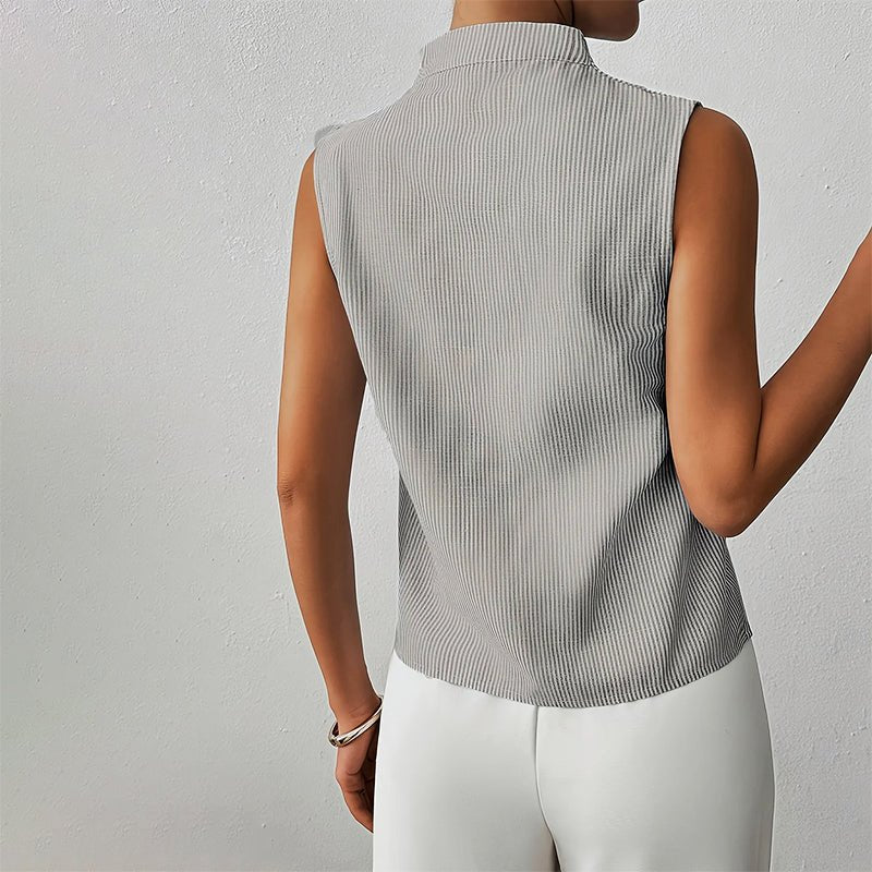 Marie | Damen Büro-Bluse mit feinen Streifen